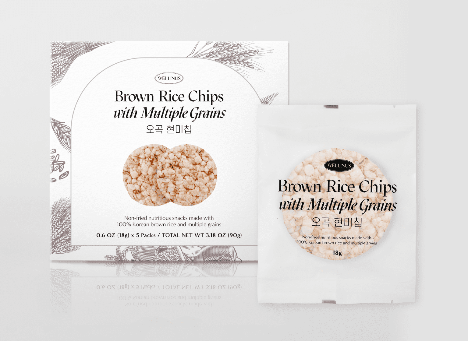 Picture of 雜錦殼物糙米餅          Brown Rice Chips with Multiple Grains 18g (2pcs)x 5