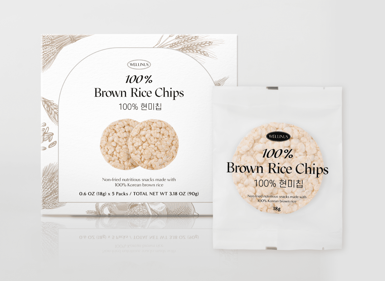 Picture of 100%純糙米餅 100% Brown Rice Chips 18g (2pcs) x 5